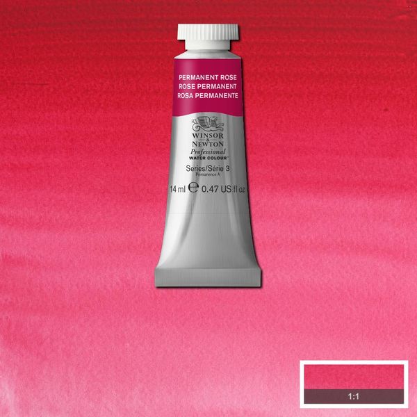 PERMANENT ROSE 14ML TUBE W&N pwc
