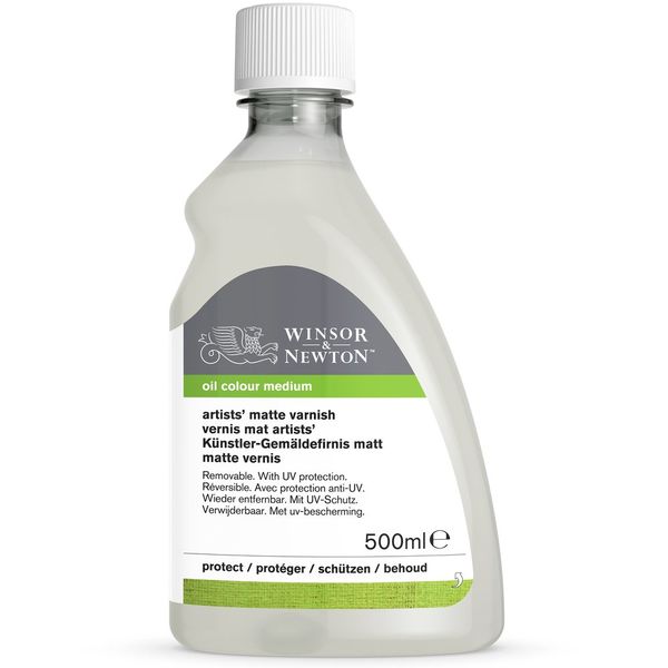 W&N ARTISTS' OIL ADDITIVE 500ML BTL MATT VARNISH V3