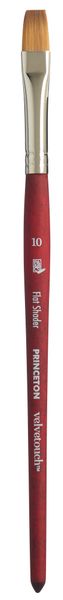 Princeton Velvetouch Synthetic Short Handle Flat Size 10 PG2