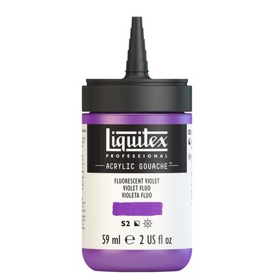 FLUORESCENT VIOLET 59ML LQX PRO ACRYLIC GOUACHE