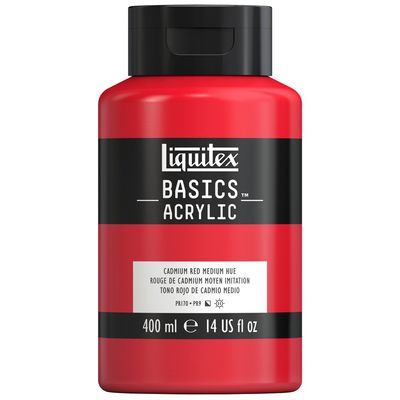 CADMIUM RED MEDIUM HUE 400ML LQX BASICS