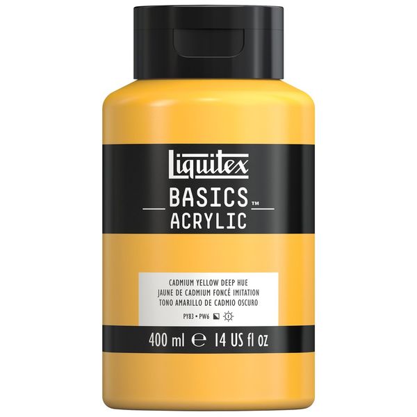 CADMIUM YELLOW DEEP HUE 400ML LQX BASICS