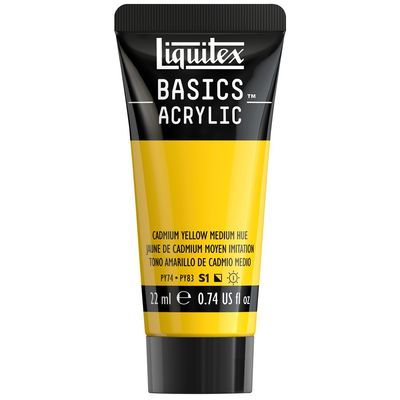 CADMIUM YELLOW MEDIUM HUE 22ML LQX BASICS
