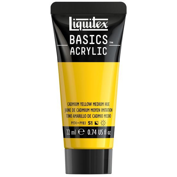 CADMIUM YELLOW MEDIUM HUE 22ML LQX BASICS