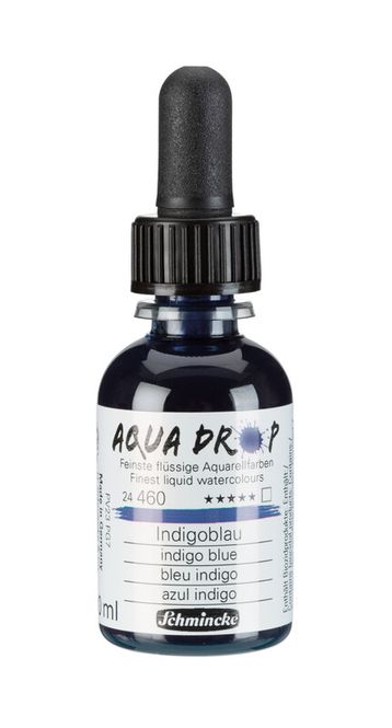 Hovedbilde Schmincke Aquadrop 30ml. indigo blue