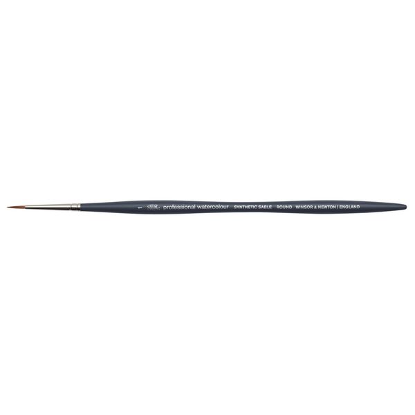 W&N PROF WATERCOLOUR SYNTHETIC BRUSH ROUND SIZE 1
