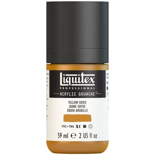 YELLOW OXIDE 59ML LQX PRO ACRYLIC GOUACHE