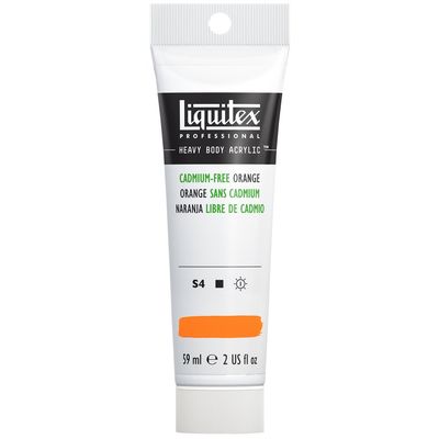 CADMIUM FREE ORANGE 59ML LQX PRO HEAVY BODY