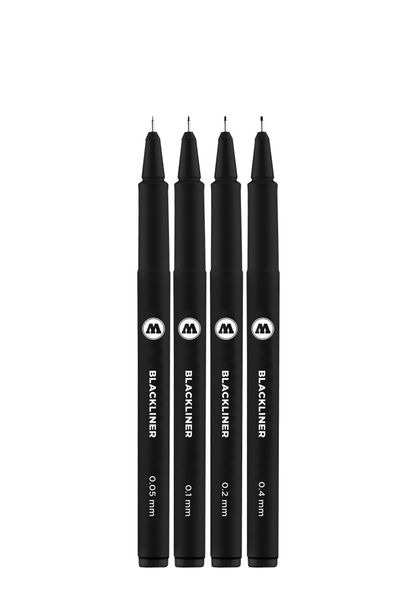 Blackliner Etui Set 1 4 pcs.