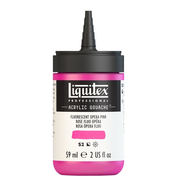 FLUORESCENT PINK 59ML LQX PRO ACRYLIC GOUACHE