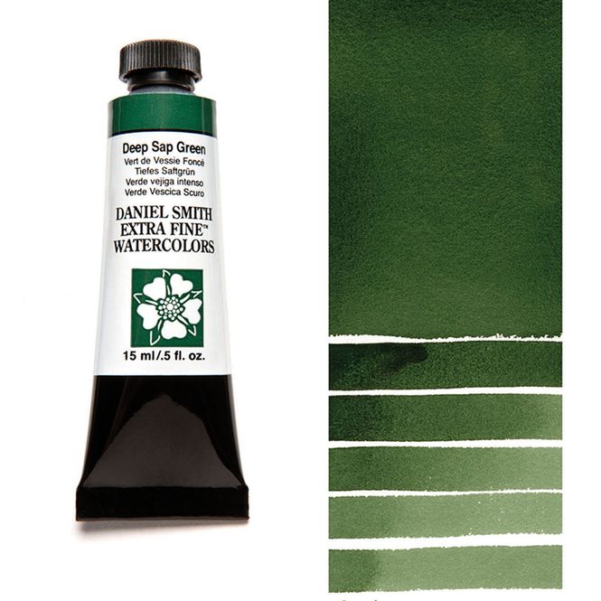 Hovedbilde Daniel Smith - Watercolour 15ml Deep Sap Green