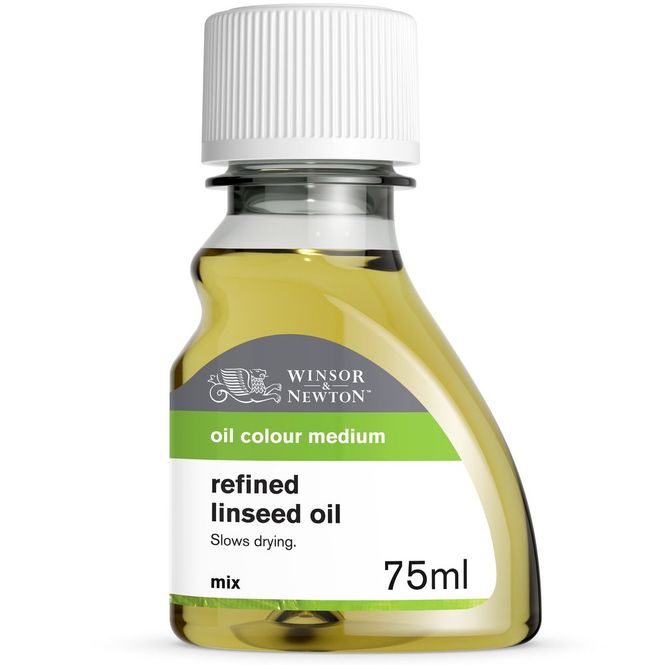 Hovedbilde W&N OIL ADDITIVE 75ML BTL LINSEED OIL REFINED V4