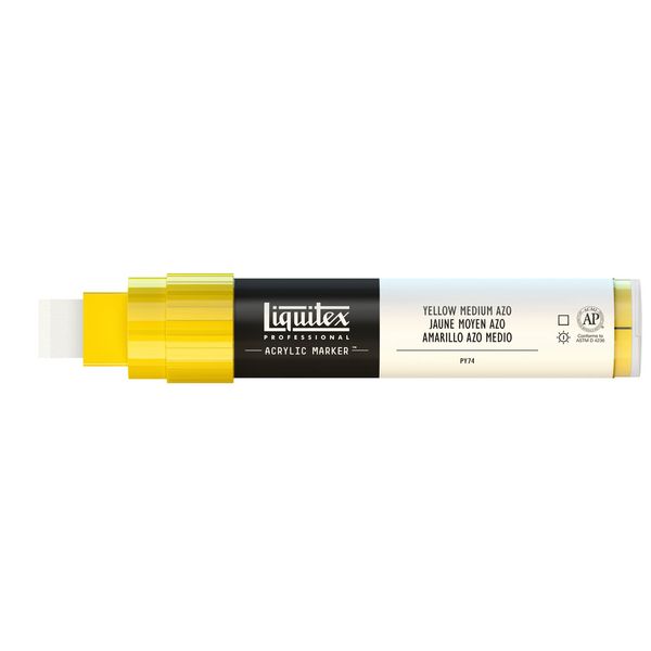 LQX PRO PAINT MARKER WIDE YELLOW MEDIUM AZO