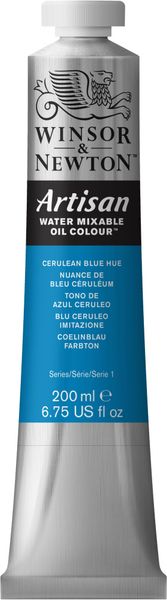 W&N ARTISAN WATER MOC 200ML TBE CERULEAN BLUE HUE