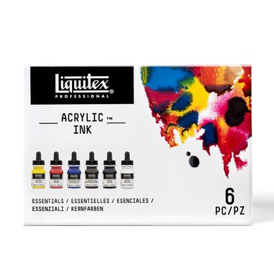 ESSENTIAL SETT 6X30ML LQX PRO ACRYLIC INK