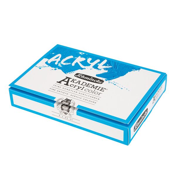 AKADEMIE AKRYL SET 6 X 60 ML.