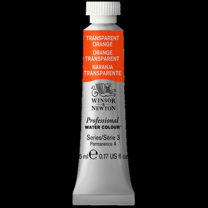 Hovedbilde TRANSPARENT ORANGE 5ML TUBE W&N pwc
