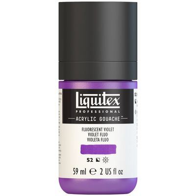 FLUORESCENT VIOLET 59ML LQX PRO ACRYLIC GOUACHE