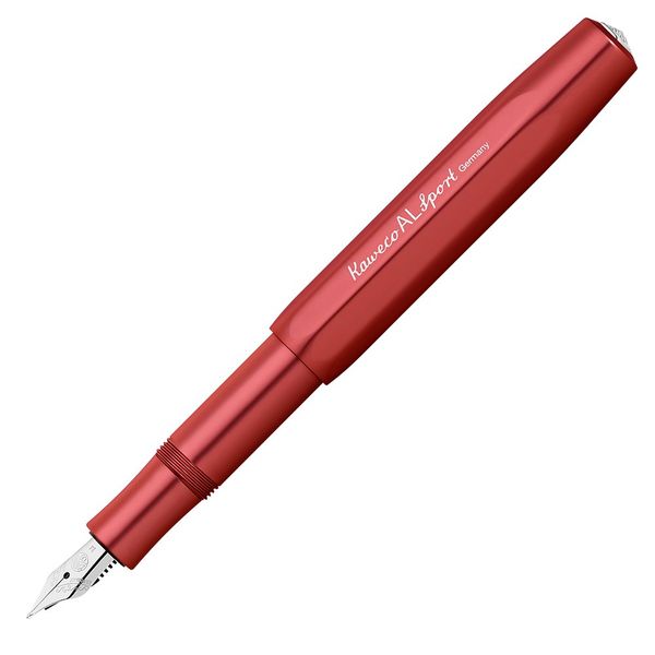 Kaweco AL Sport Fyllepenn &#8211; F 0.7mm &#8211; Deep Red