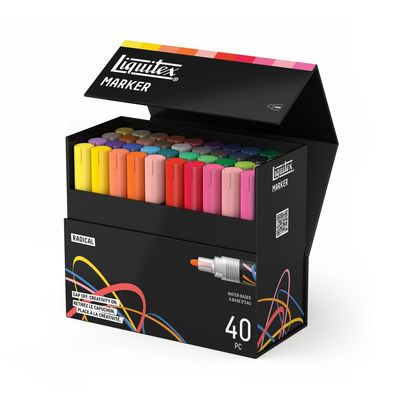 LIQUITEX MARKER SET 40X2MM RADICAL