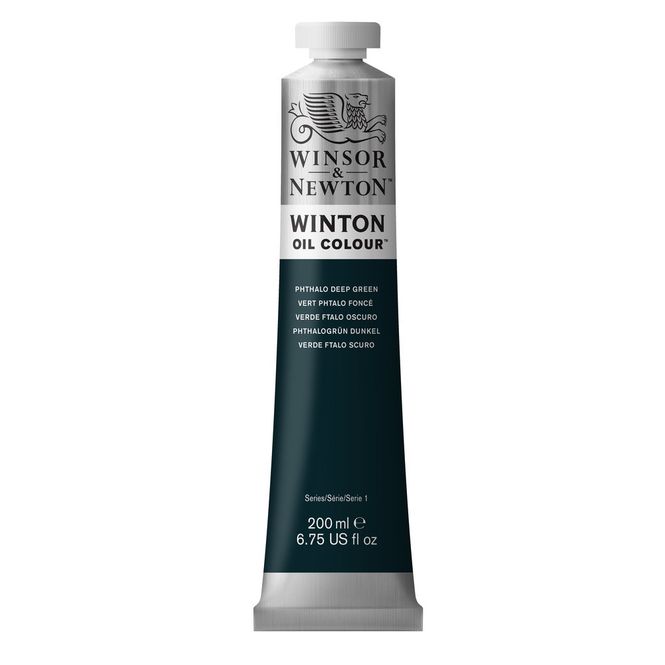 Hovedbilde PHTHALO DEEP GREEN W&N WINTON OIL 200ML TUBE