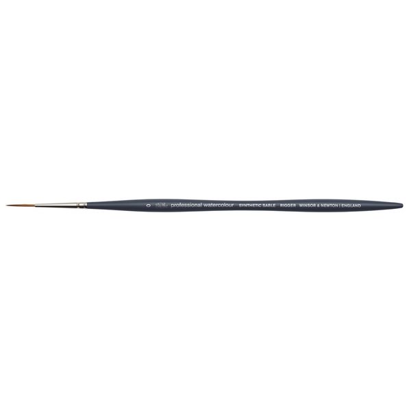 W&N PROF WATERCOLOUR SYNTHETIC BRUSH RIGGER SIZE 0