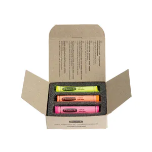 Hovedbilde Cardboard set, 3 sticks "neon"