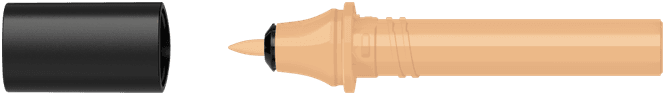 Hovedbilde Sketcher Cartridge round terracotta middle