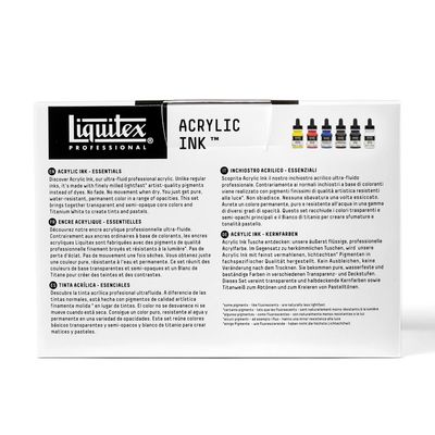 ESSENTIAL SETT 6X30ML LQX PRO ACRYLIC INK