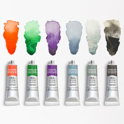 W&N PROFESSIONAL WATERCOLOUR REVIVAL COLLECTION 6 TUBES