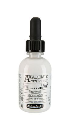 Schmincke Akademie 50ml. ink titanium white