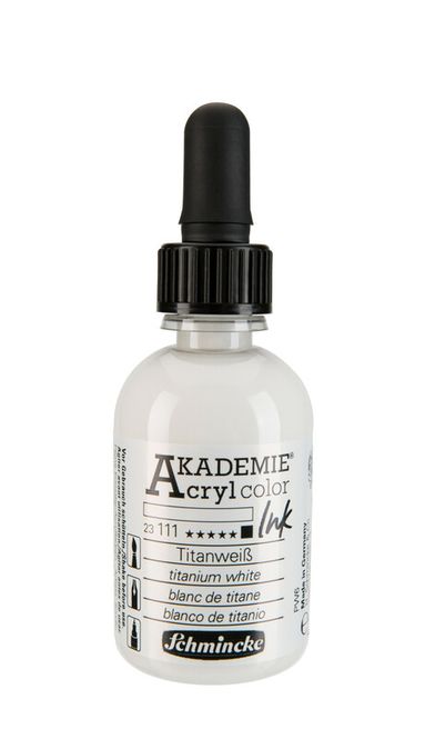 Hovedbilde Schmincke Akademie 50ml. ink titanium white