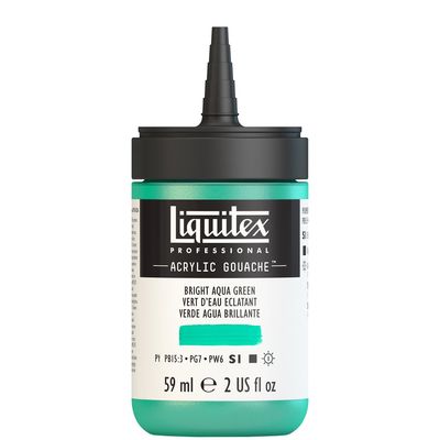 BRIGHT AQUA GREEN 59ML LQX PRO ACRYLIC GOUACHE