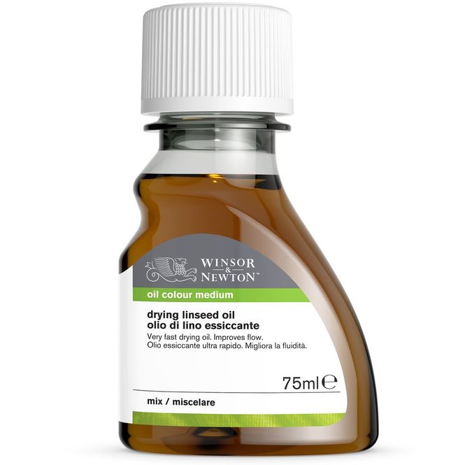 Hovedbilde W&N OIL ADDITIVE 75ML BTL LINSEED DRYING OIL V4