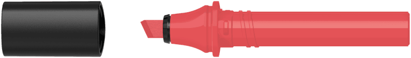 Sketcher Cartridge chisel cherry red middle
