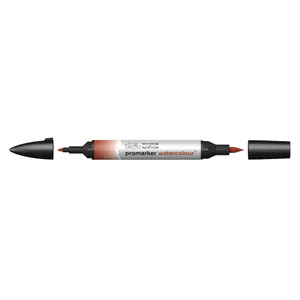 Hovedbilde W&N WATERCOLOUR MARKER 061 BURNT RED