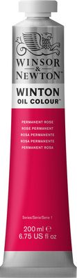 PERMANENT ROSE W&N WINTON OIL 200ML TUBE
