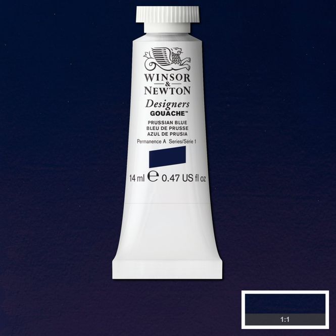 Hovedbilde W&N DESIGNERS GOUACHE 14ML TBE PRUSSIAN BLUE