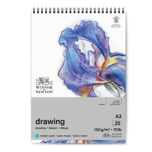 W&N DRAWING PADW MEDIUM 150 A3P 25S