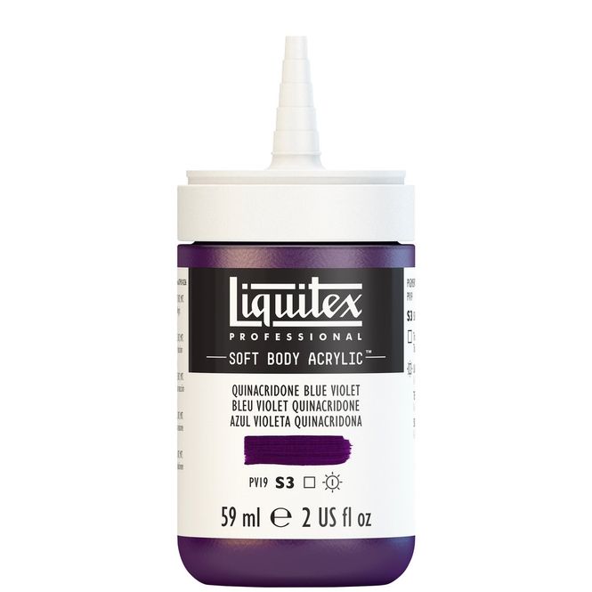 Hovedbilde QUINACRIDONE BLUE VIOLET 59ML LQX PRO SOFT BODY